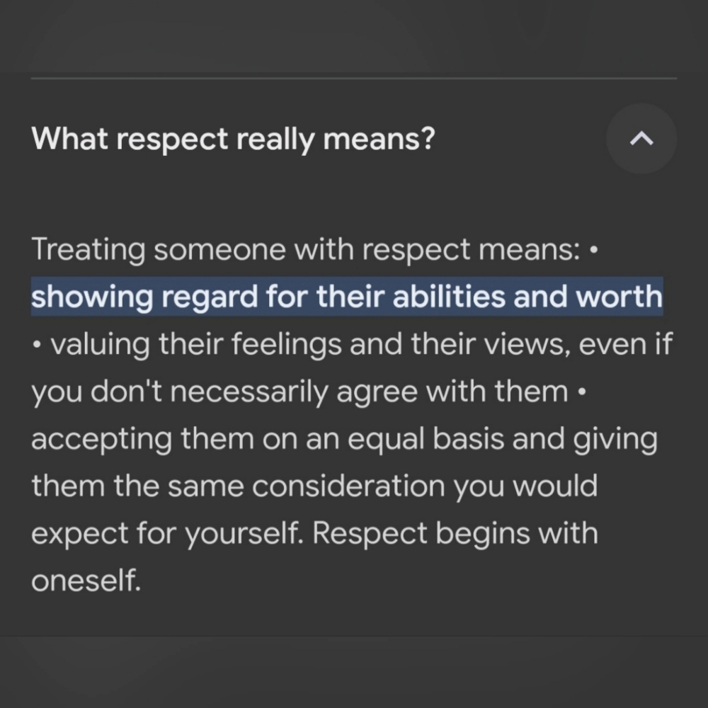 RESPECT IS CONTAGIOUS! ๐ - Picture 1 of 5